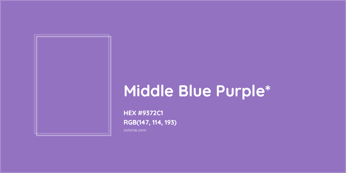 HEX #9372C1 Color Name, Color Code, Palettes, Similar Paints, Images