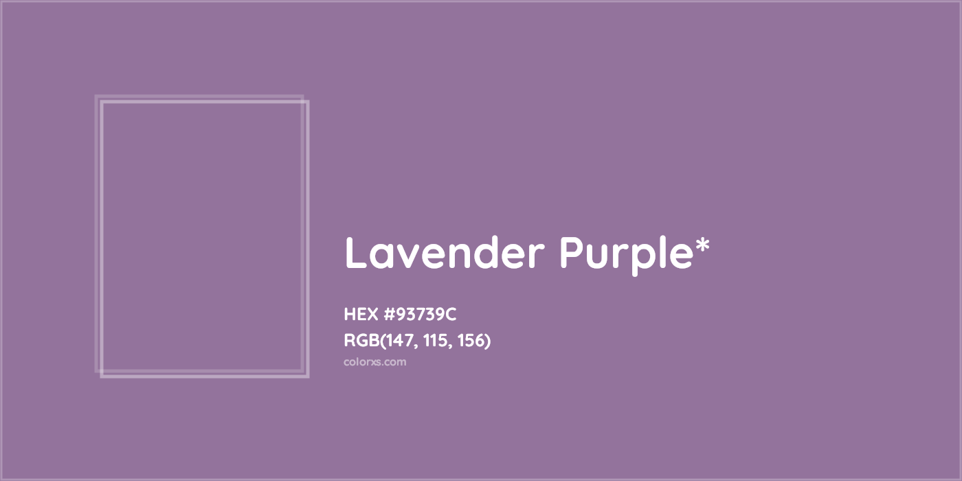 HEX #93739C Color Name, Color Code, Palettes, Similar Paints, Images