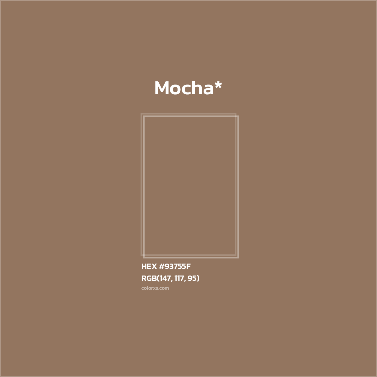 HEX #93755F Color Name, Color Code, Palettes, Similar Paints, Images