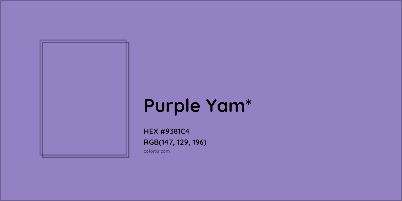 HEX #9381C4 Color Name, Color Code, Palettes, Similar Paints, Images