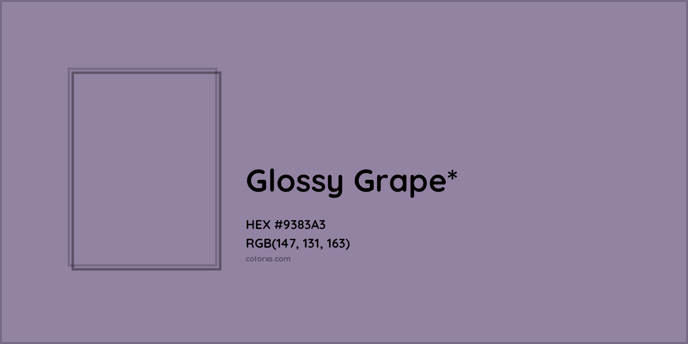 HEX #9383A3 Color Name, Color Code, Palettes, Similar Paints, Images