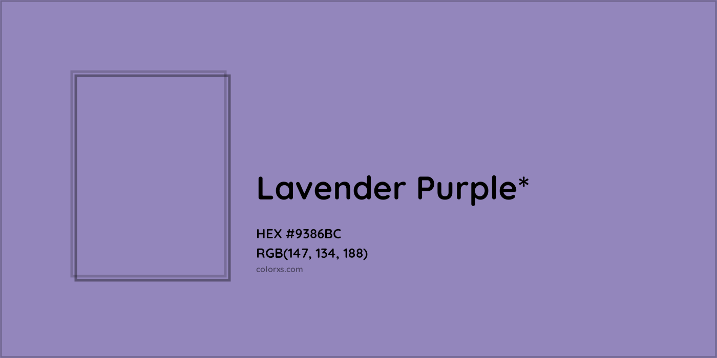 HEX #9386BC Color Name, Color Code, Palettes, Similar Paints, Images