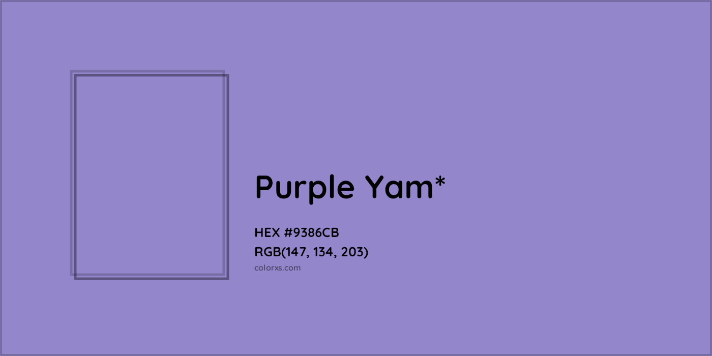 HEX #9386CB Color Name, Color Code, Palettes, Similar Paints, Images