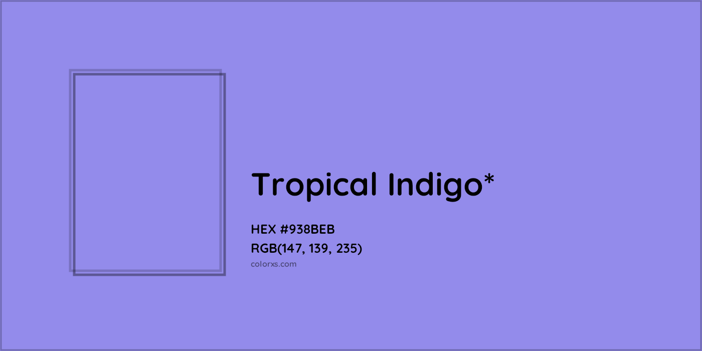 HEX #938BEB Color Name, Color Code, Palettes, Similar Paints, Images