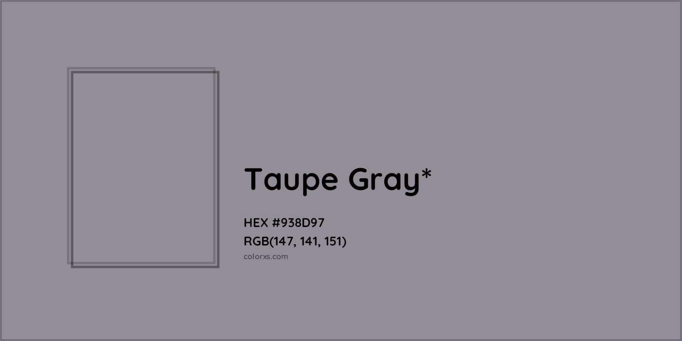HEX #938D97 Color Name, Color Code, Palettes, Similar Paints, Images