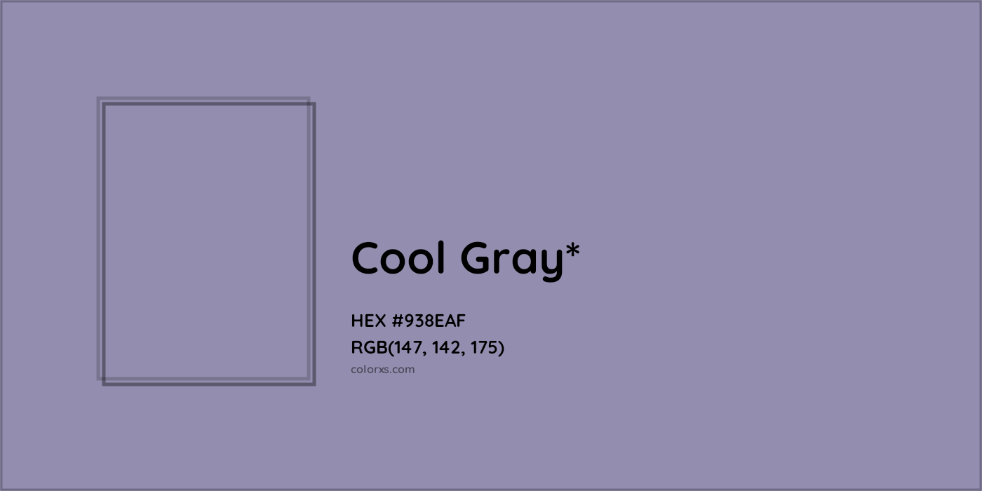 HEX #938EAF Color Name, Color Code, Palettes, Similar Paints, Images