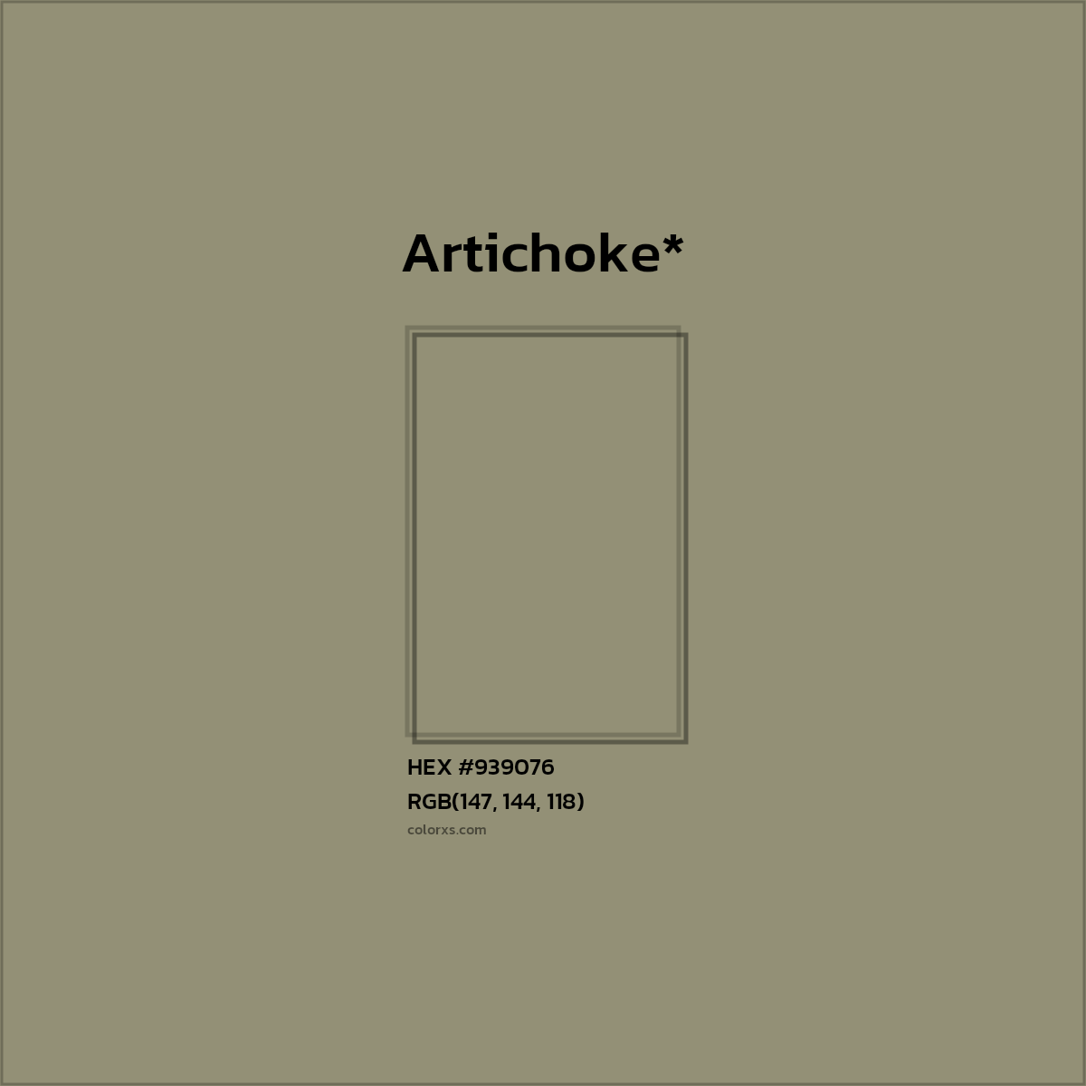HEX #939076 Color Name, Color Code, Palettes, Similar Paints, Images