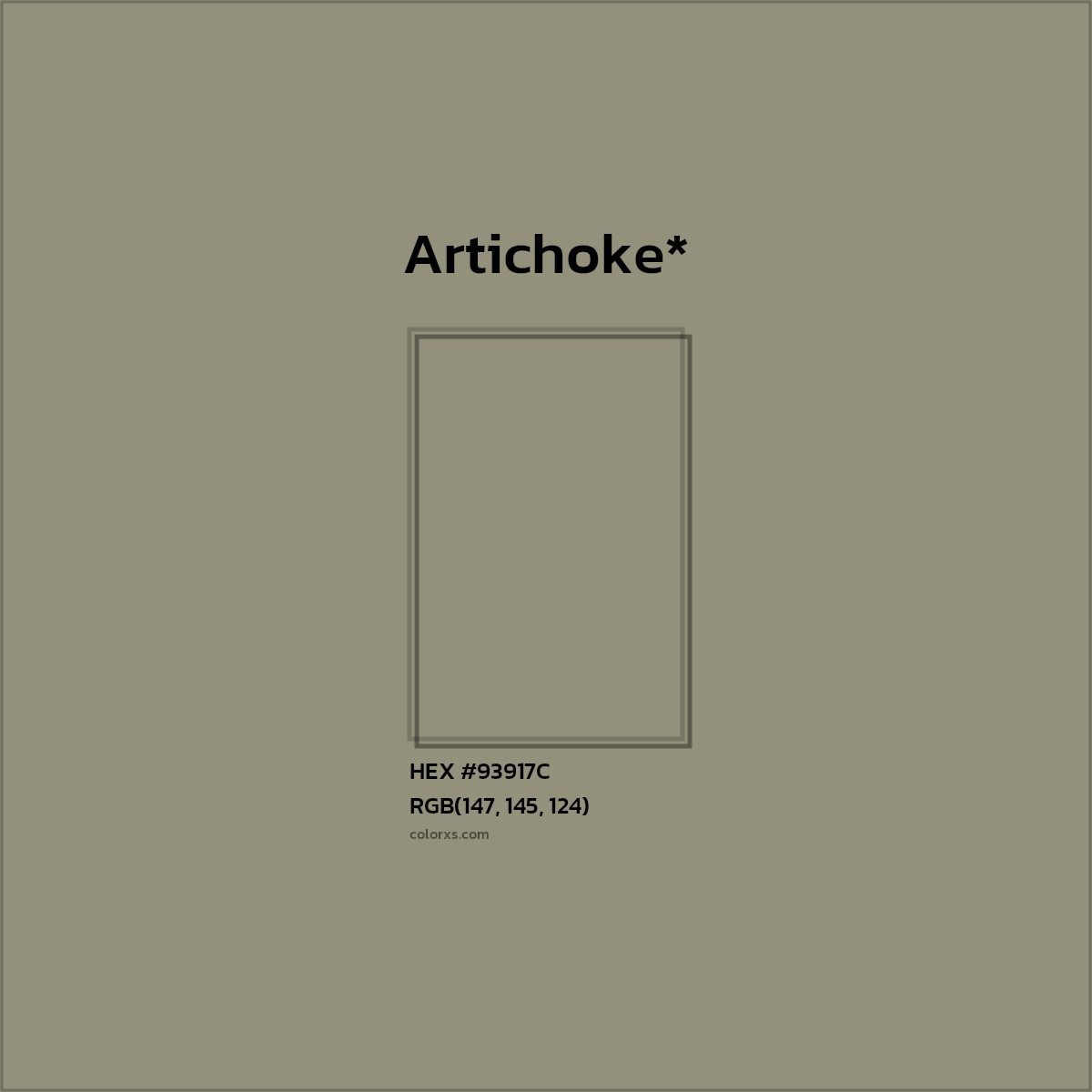 HEX #93917C Color Name, Color Code, Palettes, Similar Paints, Images