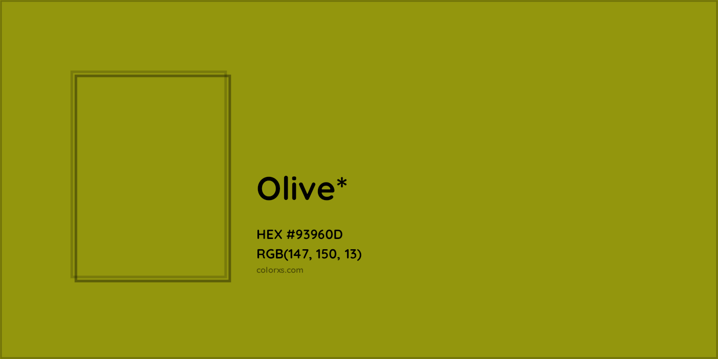 HEX #93960D Color Name, Color Code, Palettes, Similar Paints, Images