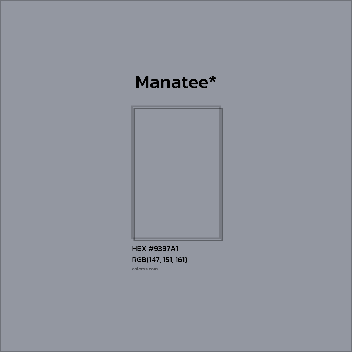 HEX #9397A1 Color Name, Color Code, Palettes, Similar Paints, Images
