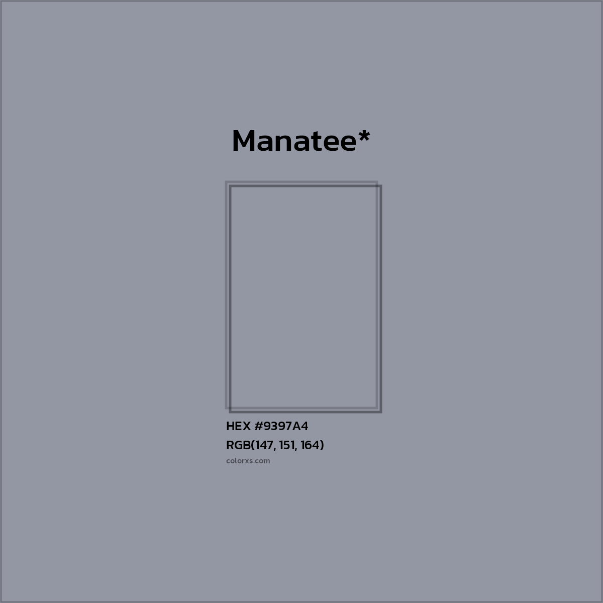 HEX #9397A4 Color Name, Color Code, Palettes, Similar Paints, Images