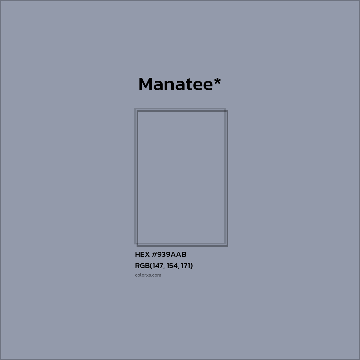 HEX #939AAB Color Name, Color Code, Palettes, Similar Paints, Images