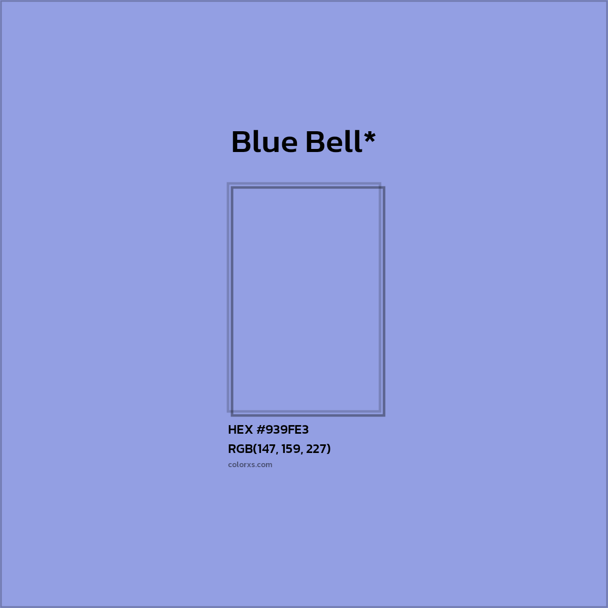 HEX #939FE3 Color Name, Color Code, Palettes, Similar Paints, Images