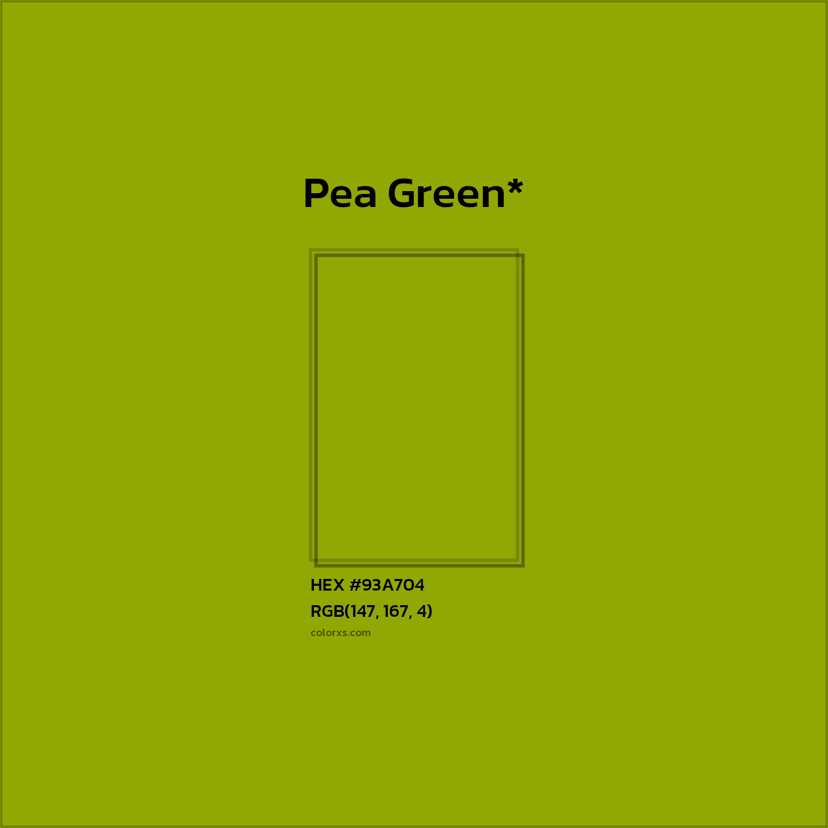 HEX #93A704 Color Name, Color Code, Palettes, Similar Paints, Images