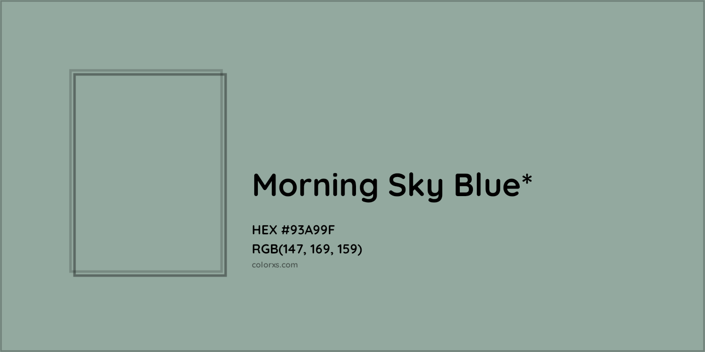 HEX #93A99F Color Name, Color Code, Palettes, Similar Paints, Images