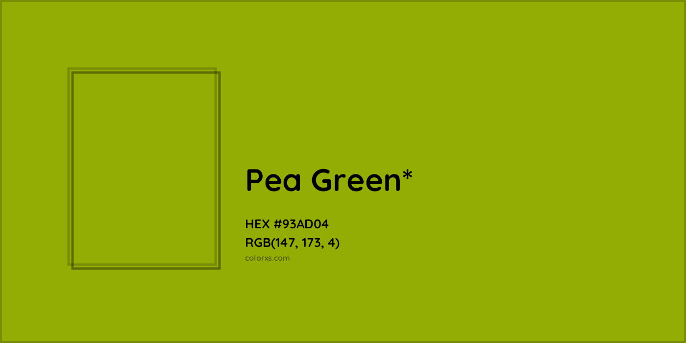 HEX #93AD04 Color Name, Color Code, Palettes, Similar Paints, Images
