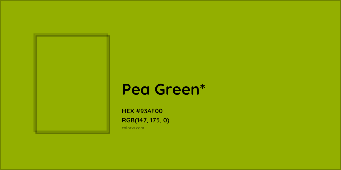 HEX #93AF00 Color Name, Color Code, Palettes, Similar Paints, Images