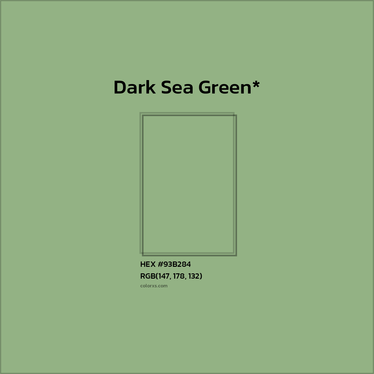 HEX #93B284 Color Name, Color Code, Palettes, Similar Paints, Images