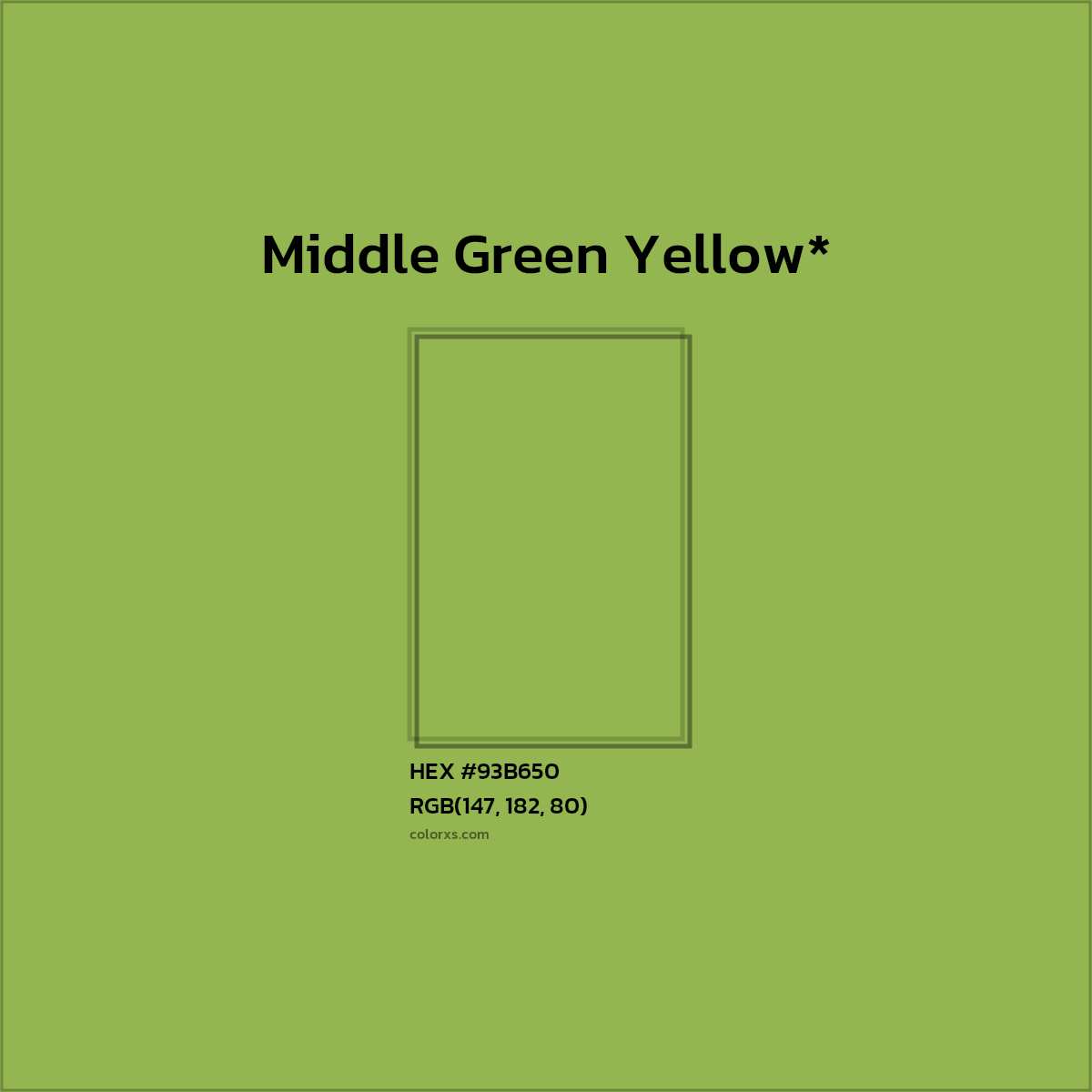 HEX #93B650 Color Name, Color Code, Palettes, Similar Paints, Images