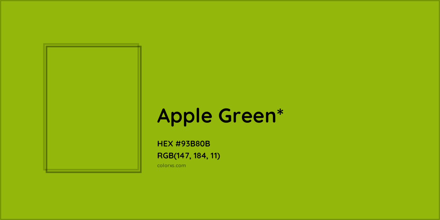 HEX #93B80B Color Name, Color Code, Palettes, Similar Paints, Images