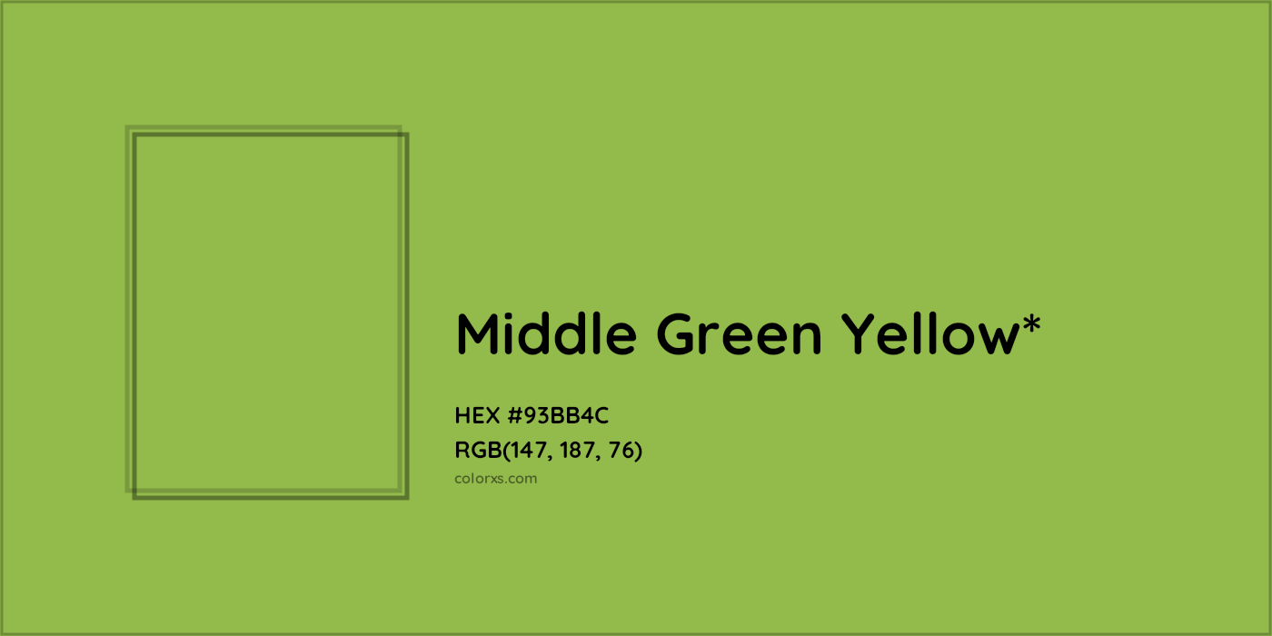 HEX #93BB4C Color Name, Color Code, Palettes, Similar Paints, Images