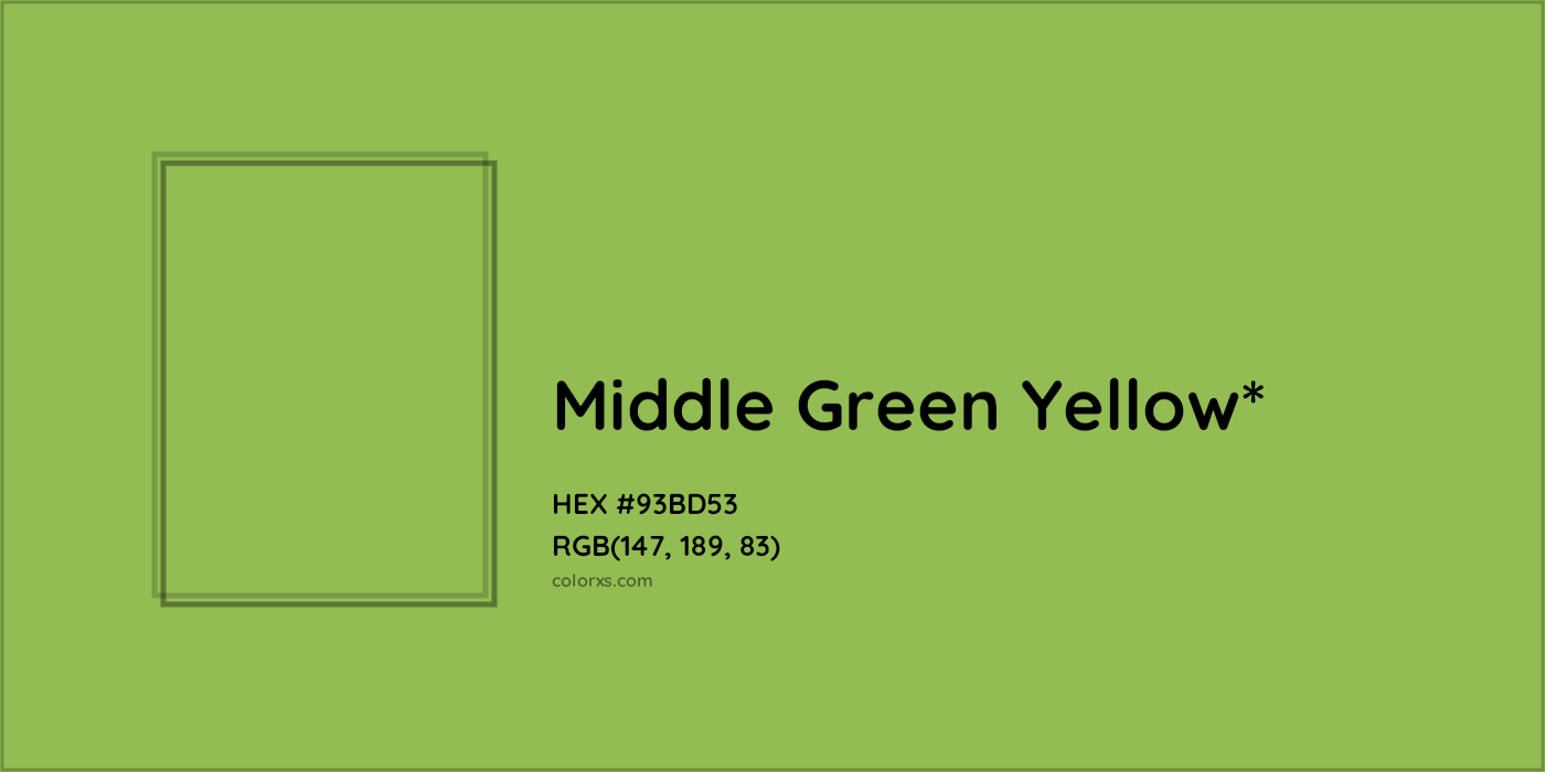 HEX #93BD53 Color Name, Color Code, Palettes, Similar Paints, Images