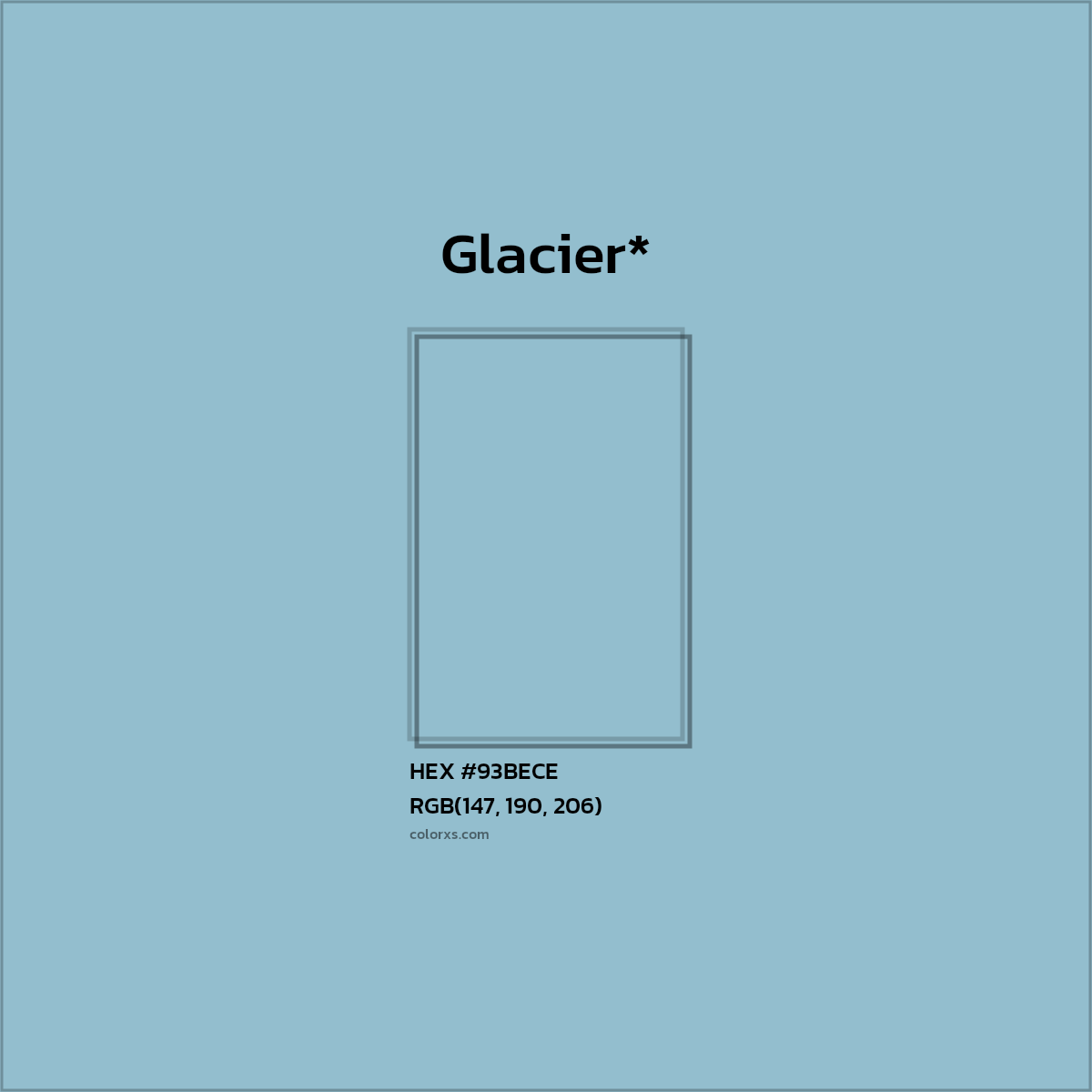 HEX #93BECE Color Name, Color Code, Palettes, Similar Paints, Images