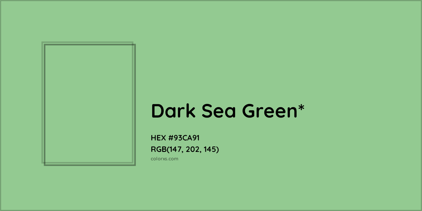 HEX #93CA91 Color Name, Color Code, Palettes, Similar Paints, Images