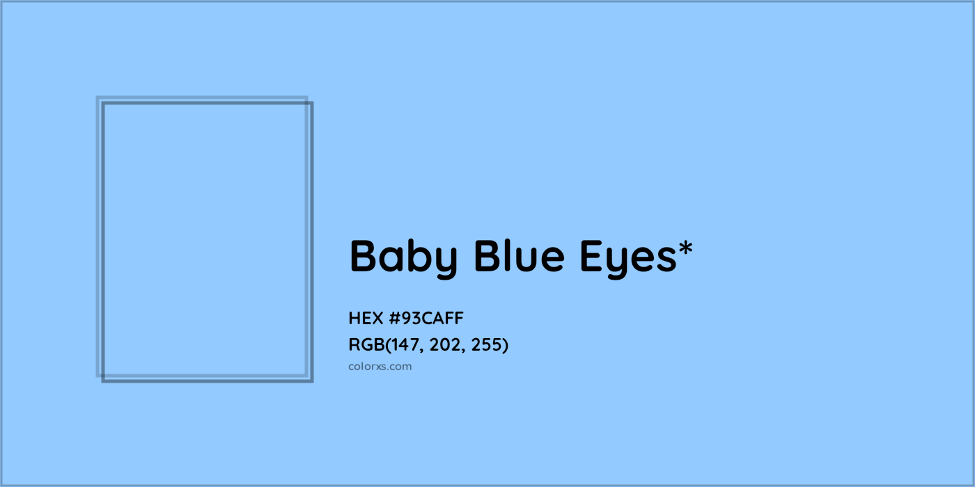 HEX #93CAFF Color Name, Color Code, Palettes, Similar Paints, Images