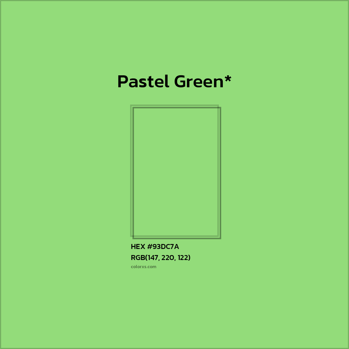 HEX #93DC7A Color Name, Color Code, Palettes, Similar Paints, Images