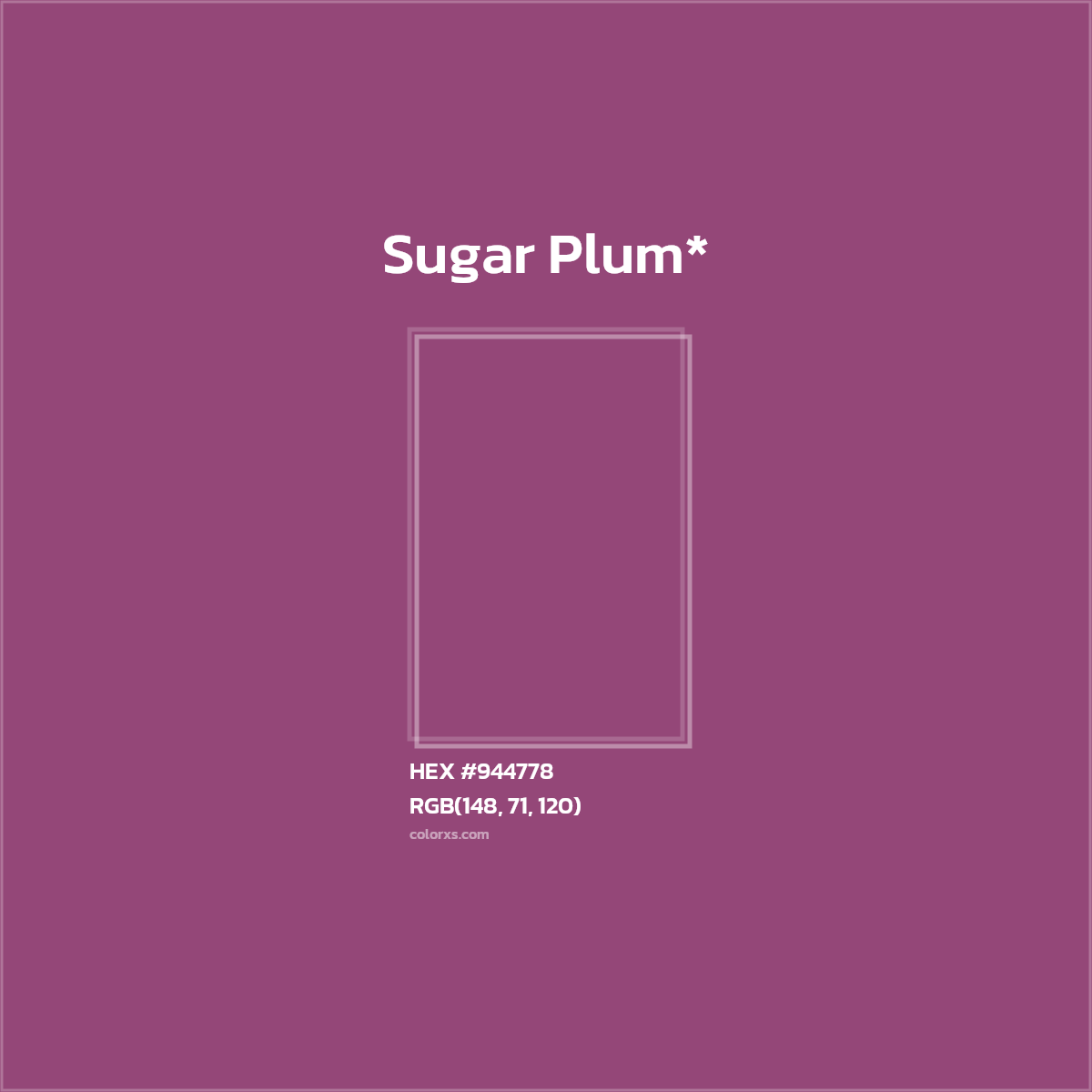 HEX #944778 Color Name, Color Code, Palettes, Similar Paints, Images