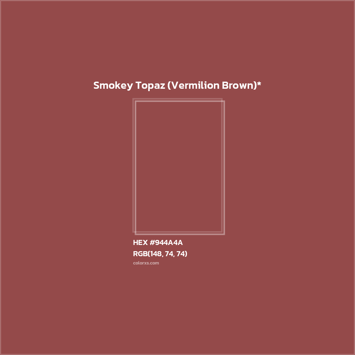 HEX #944A4A Color Name, Color Code, Palettes, Similar Paints, Images