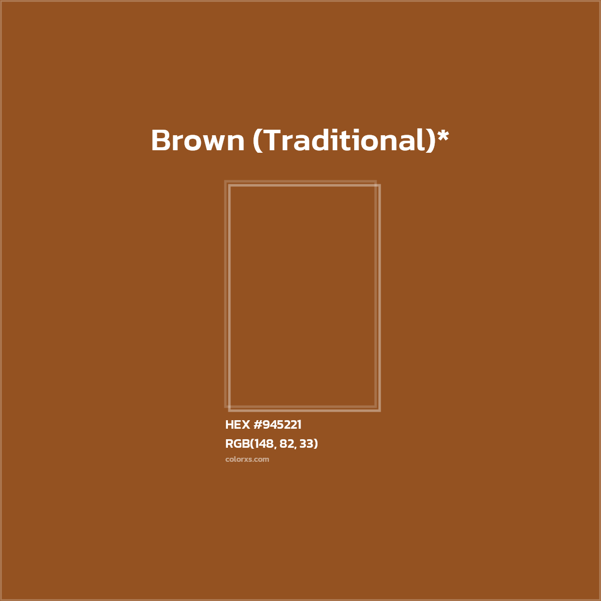 HEX #945221 Color Name, Color Code, Palettes, Similar Paints, Images