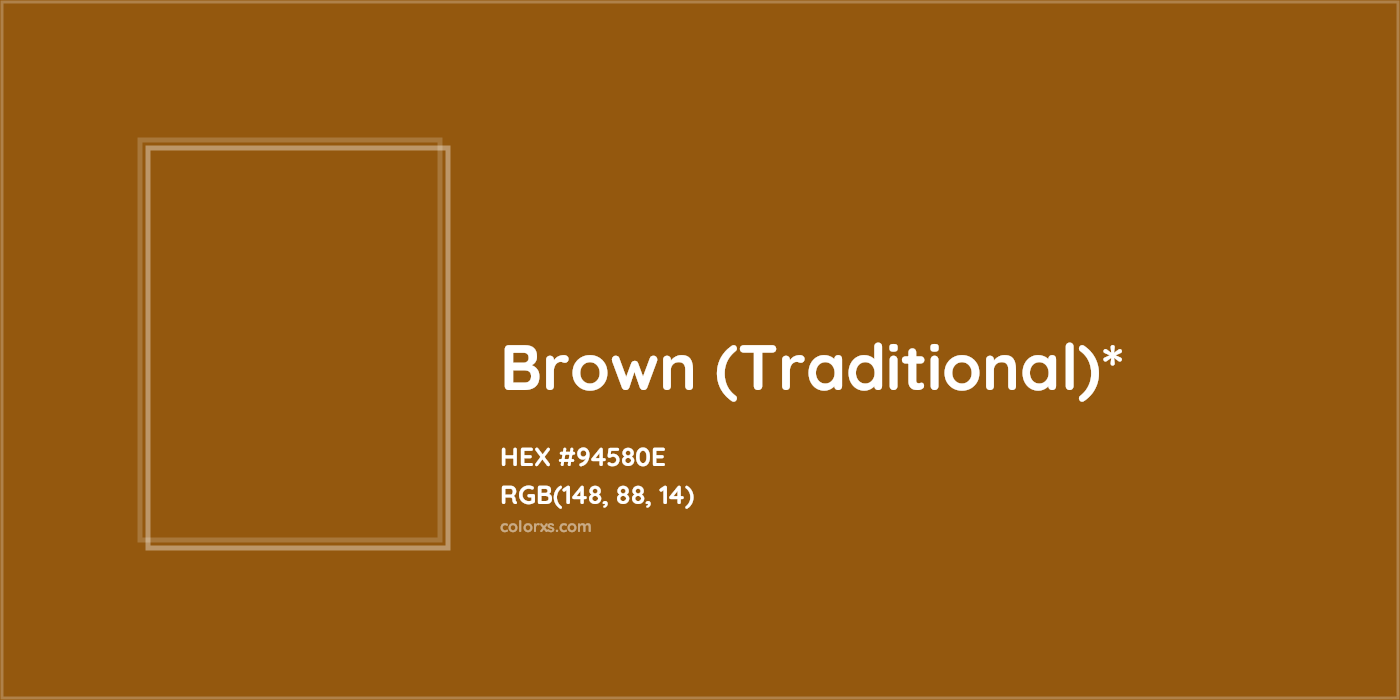 HEX #94580E Color Name, Color Code, Palettes, Similar Paints, Images