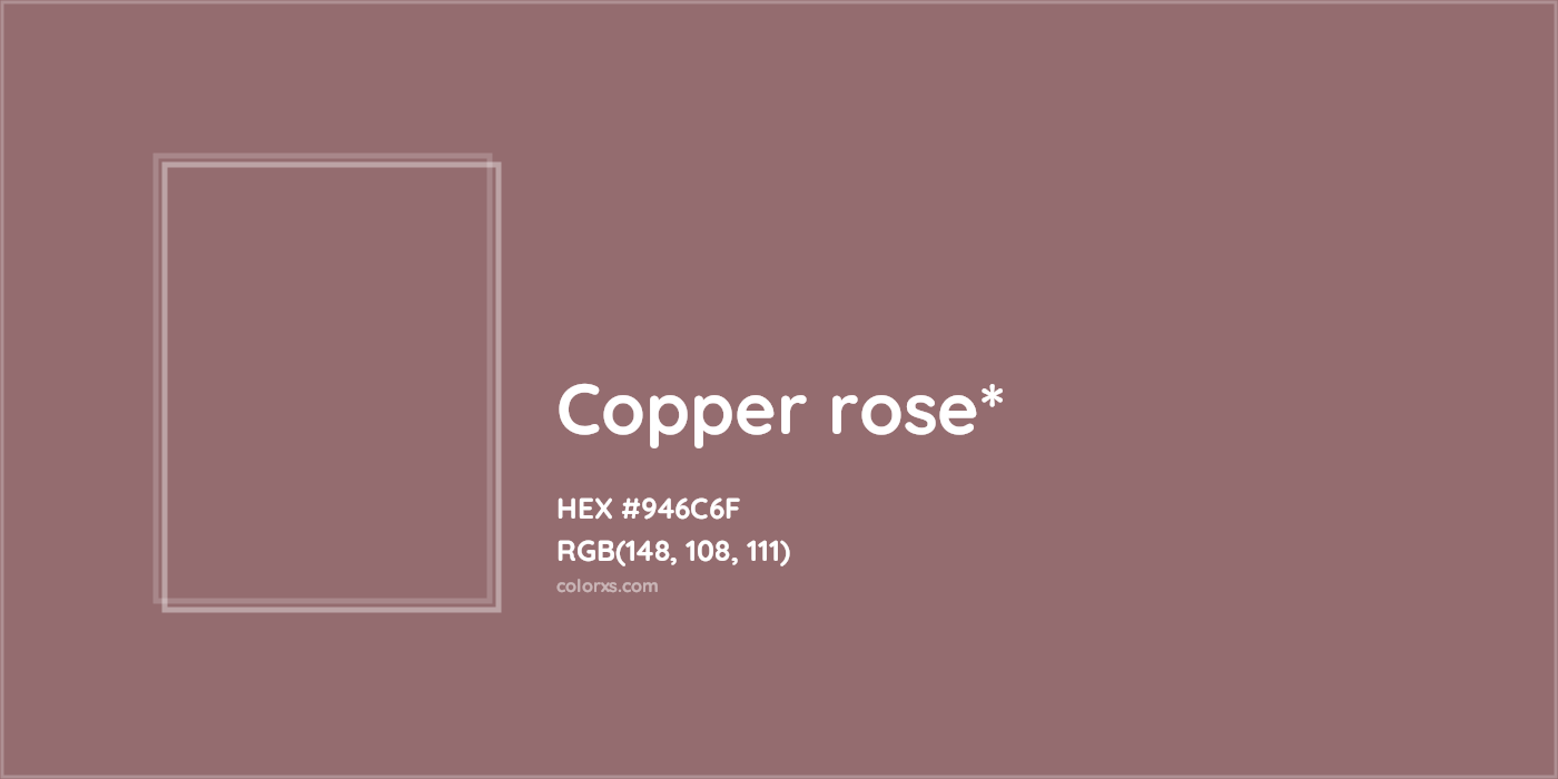 HEX #946C6F Color Name, Color Code, Palettes, Similar Paints, Images