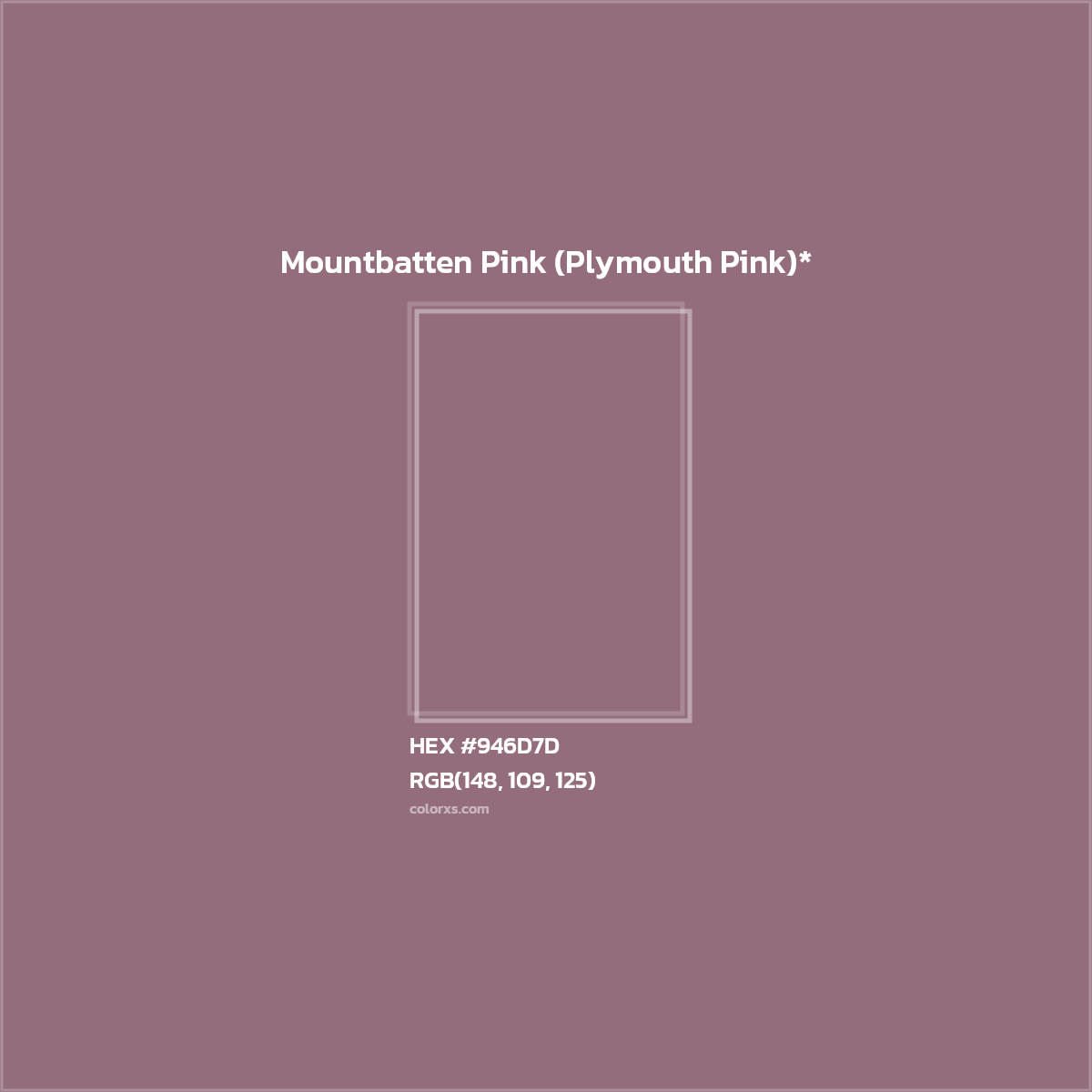 HEX #946D7D Color Name, Color Code, Palettes, Similar Paints, Images
