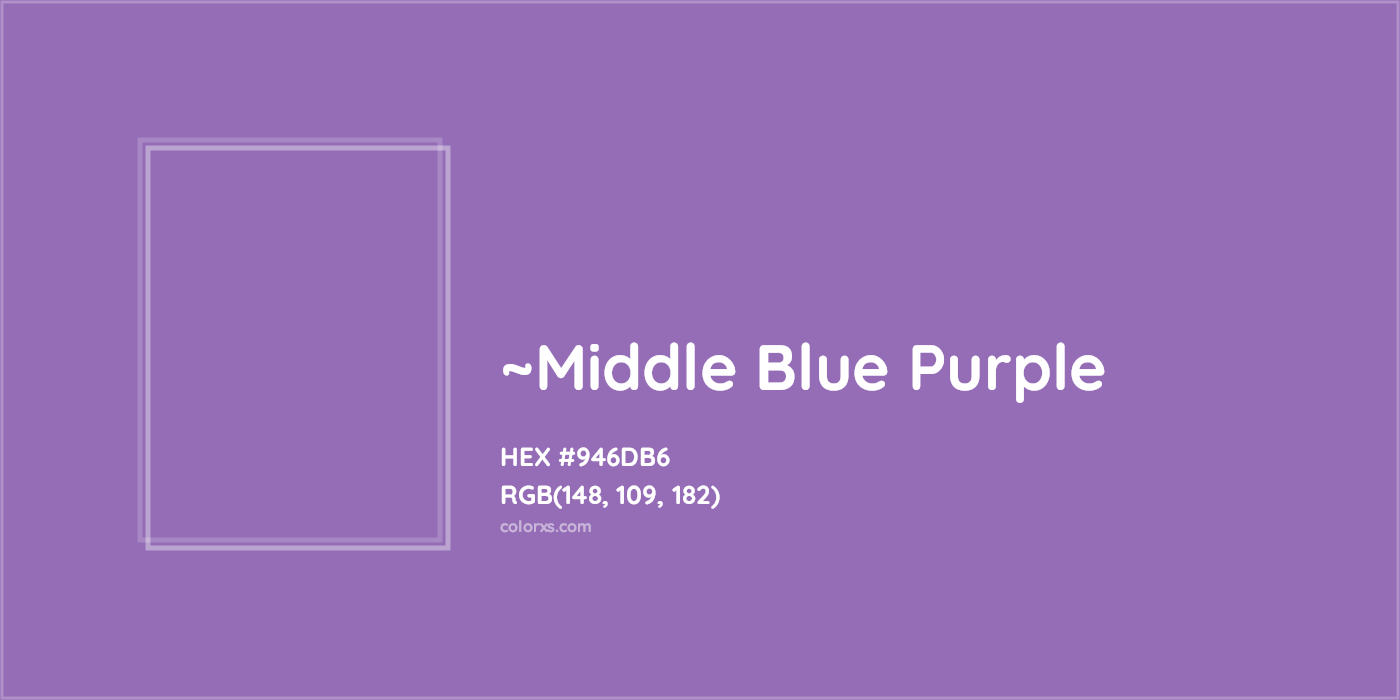 HEX #946DB6 Color Name, Color Code, Palettes, Similar Paints, Images