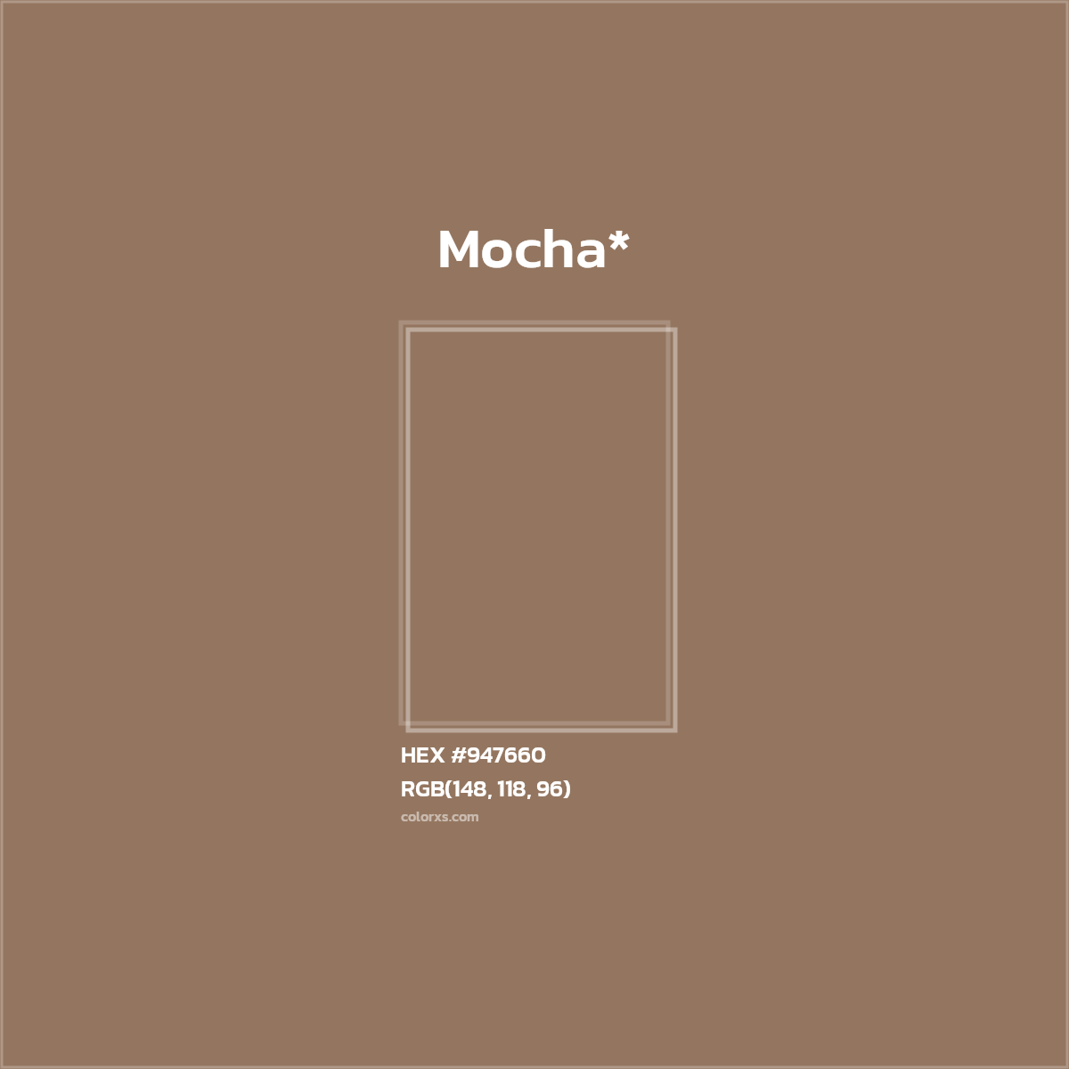 HEX #947660 Color Name, Color Code, Palettes, Similar Paints, Images