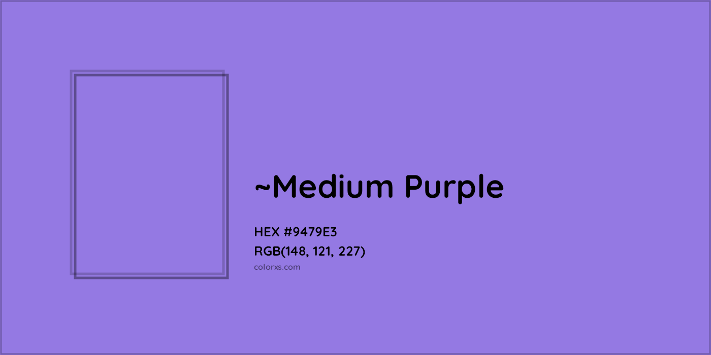 HEX #9479E3 Color Name, Color Code, Palettes, Similar Paints, Images