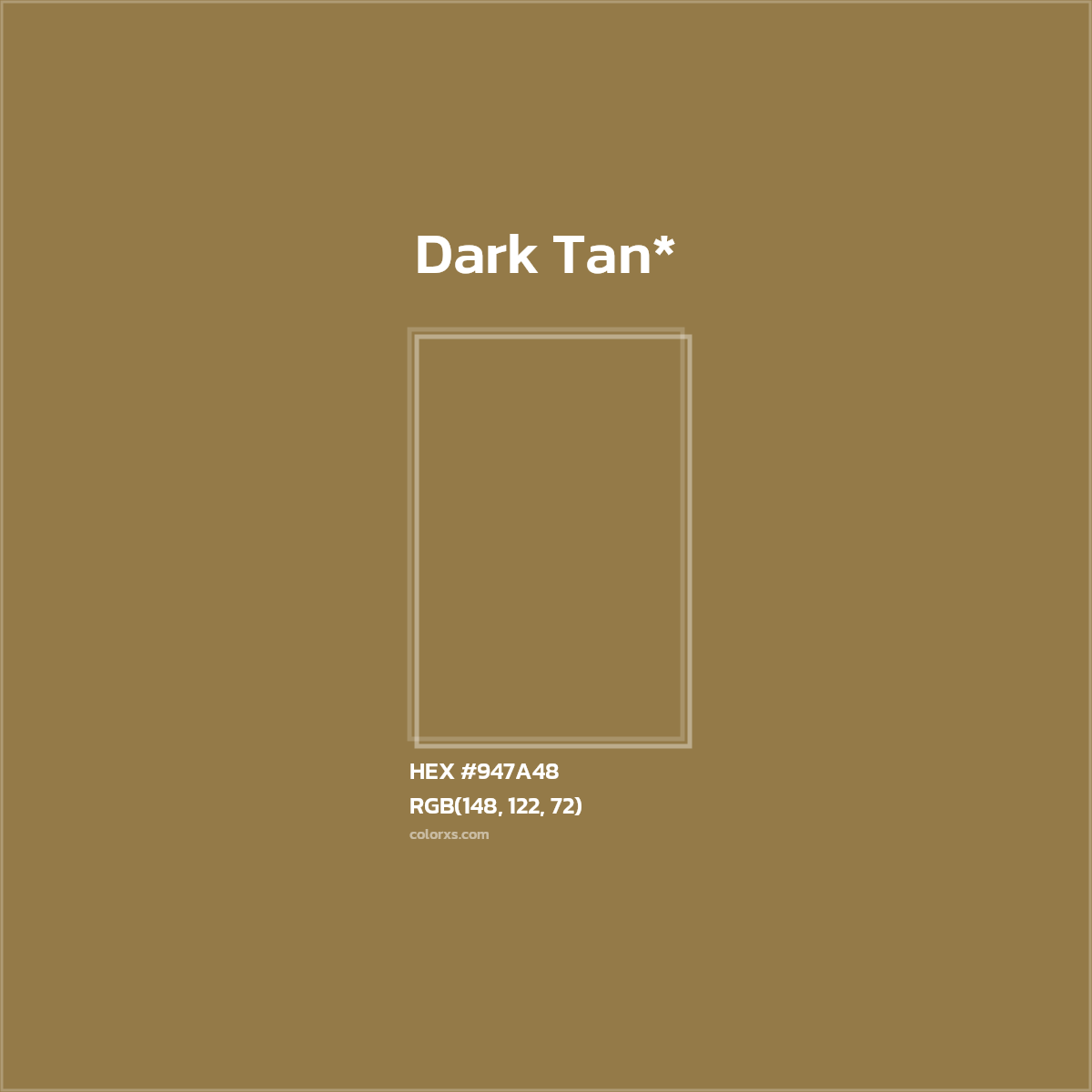 HEX #947A48 Color Name, Color Code, Palettes, Similar Paints, Images