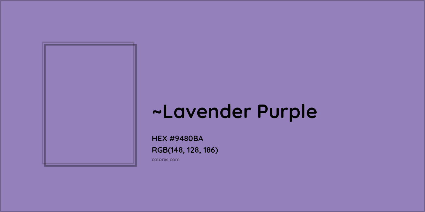 HEX #9480BA Color Name, Color Code, Palettes, Similar Paints, Images