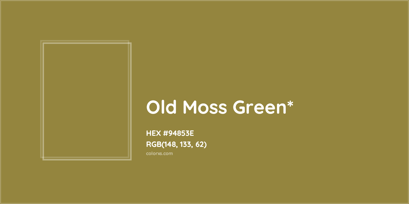 HEX #94853E Color Name, Color Code, Palettes, Similar Paints, Images