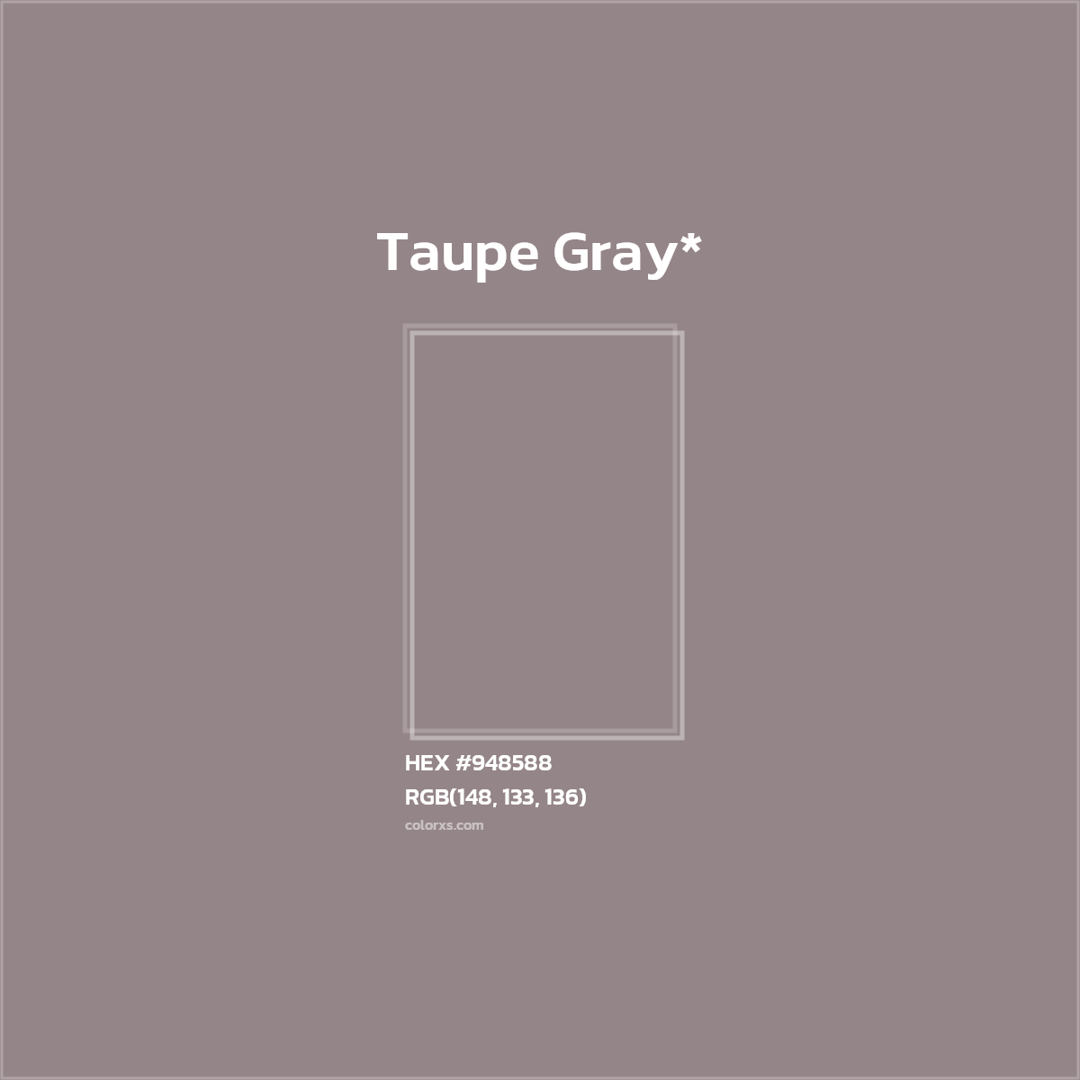 HEX #948588 Color Name, Color Code, Palettes, Similar Paints, Images