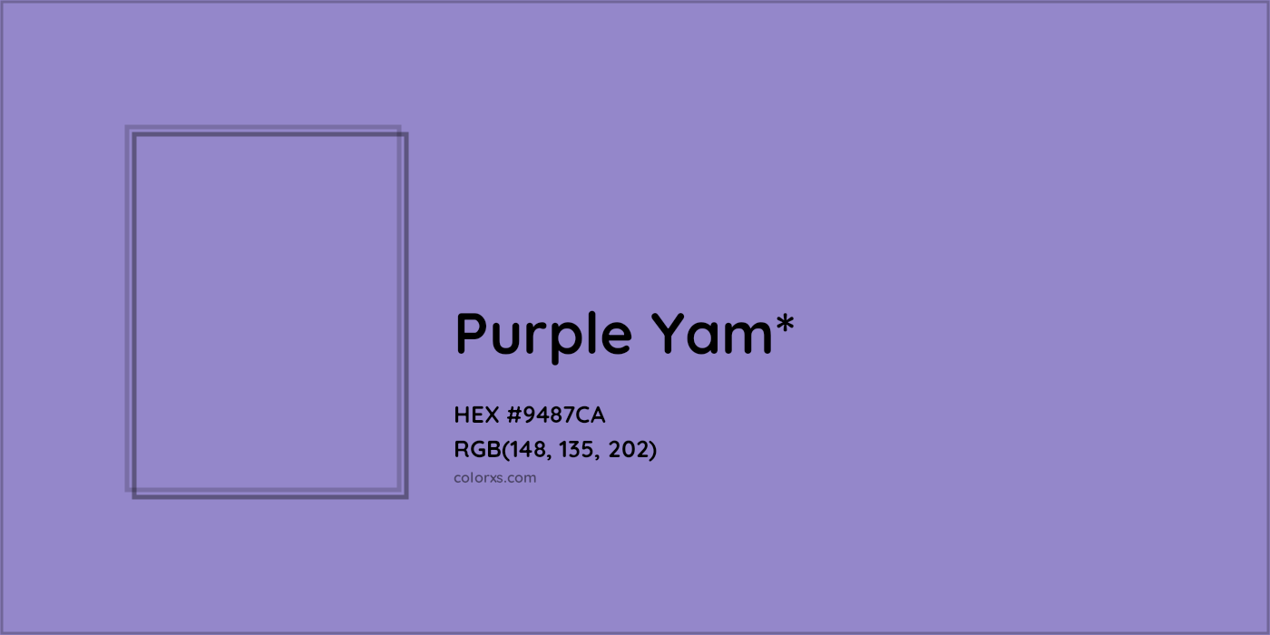 HEX #9487CA Color Name, Color Code, Palettes, Similar Paints, Images