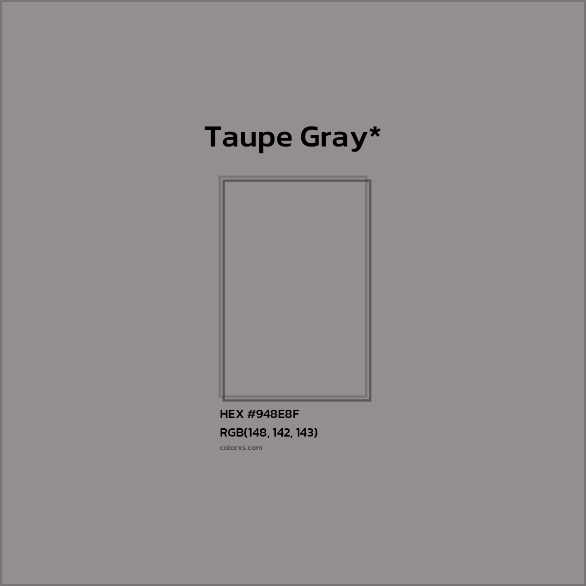 HEX #948E8F Color Name, Color Code, Palettes, Similar Paints, Images