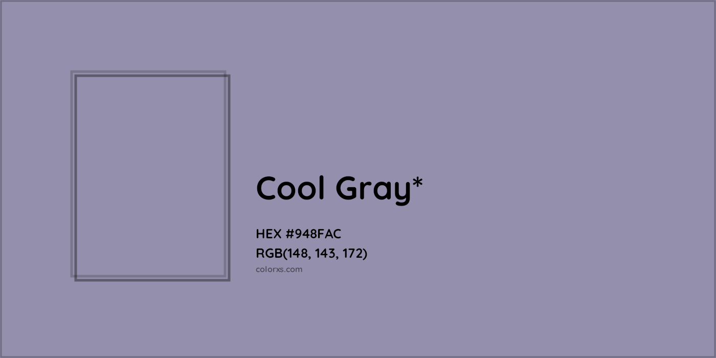 HEX #948FAC Color Name, Color Code, Palettes, Similar Paints, Images
