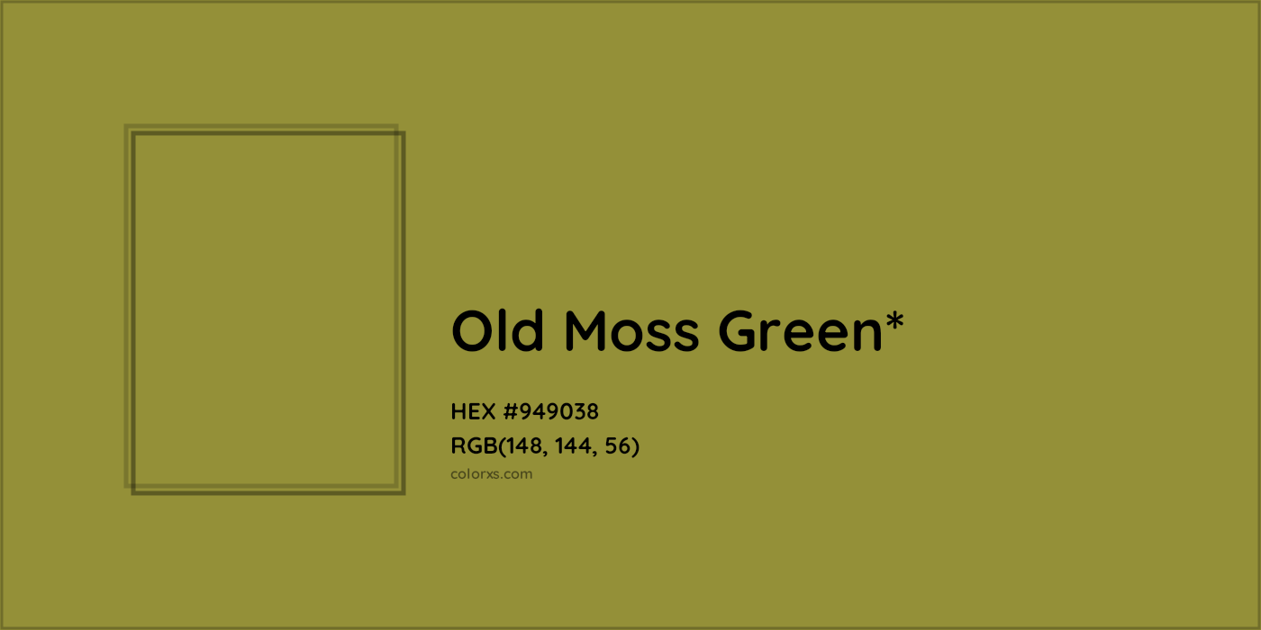 HEX #949038 Color Name, Color Code, Palettes, Similar Paints, Images