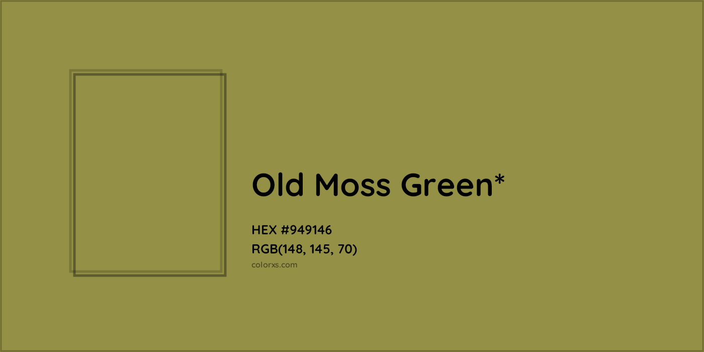 HEX #949146 Color Name, Color Code, Palettes, Similar Paints, Images
