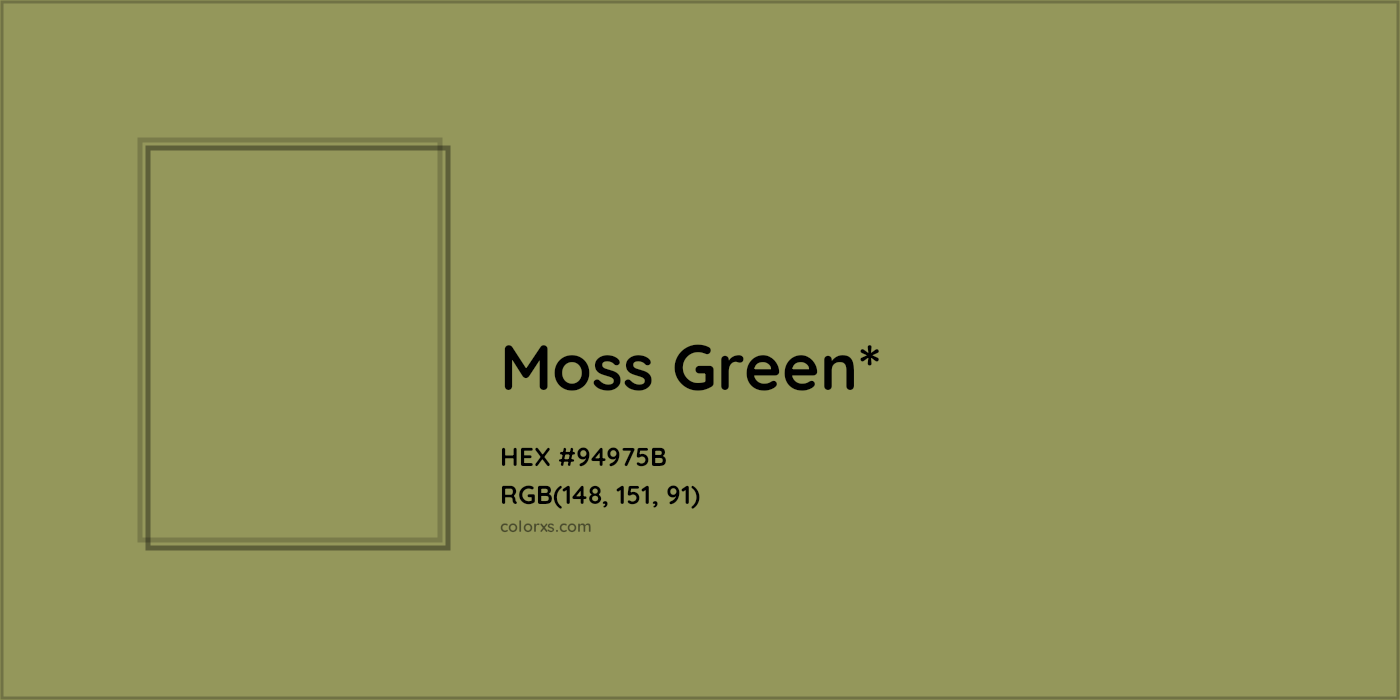 HEX #94975B Color Name, Color Code, Palettes, Similar Paints, Images