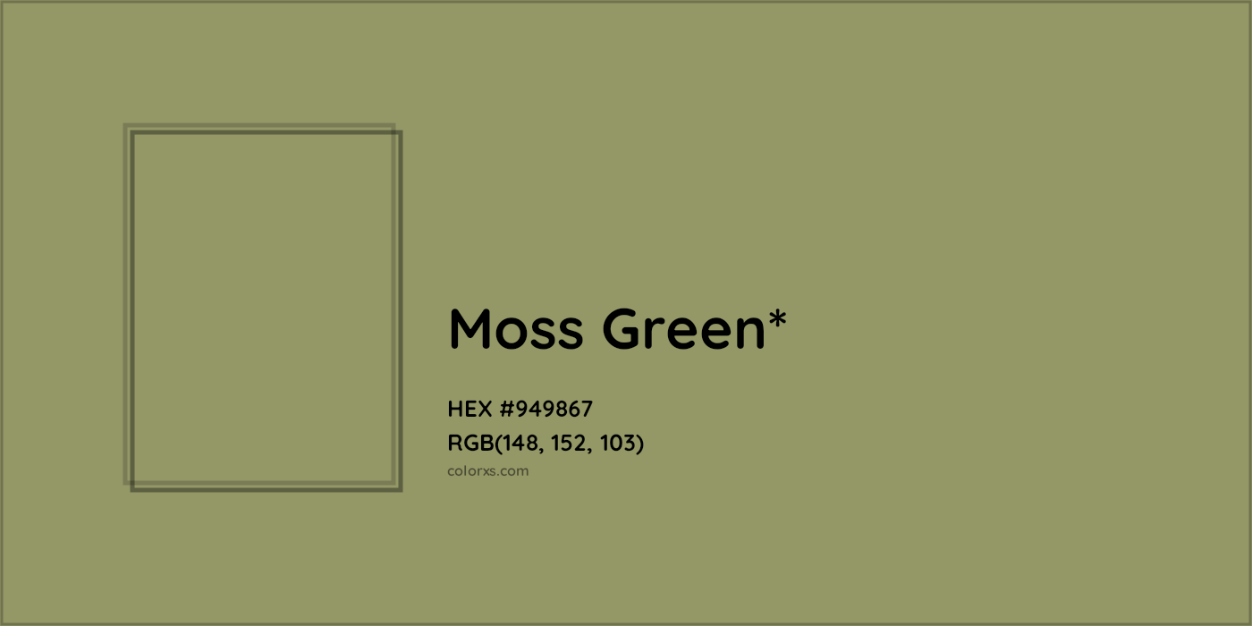 HEX #949867 Color Name, Color Code, Palettes, Similar Paints, Images